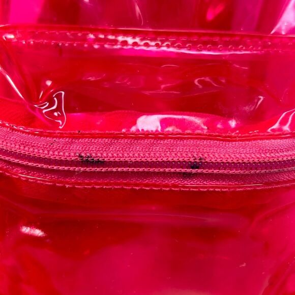 FILA Neon Pink Clear Jelly Mini Backpack - Picture 11 of 11